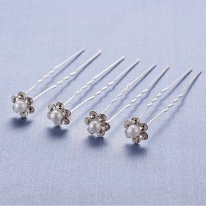 Bridal Hair Pins | 15 Count | Silver Bridal Hair Pins | Bridal Hair Accessories